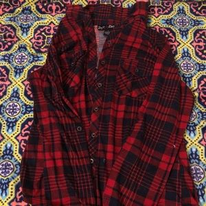 red and blue flannel
